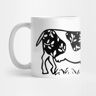 Cow with Scarf Mug